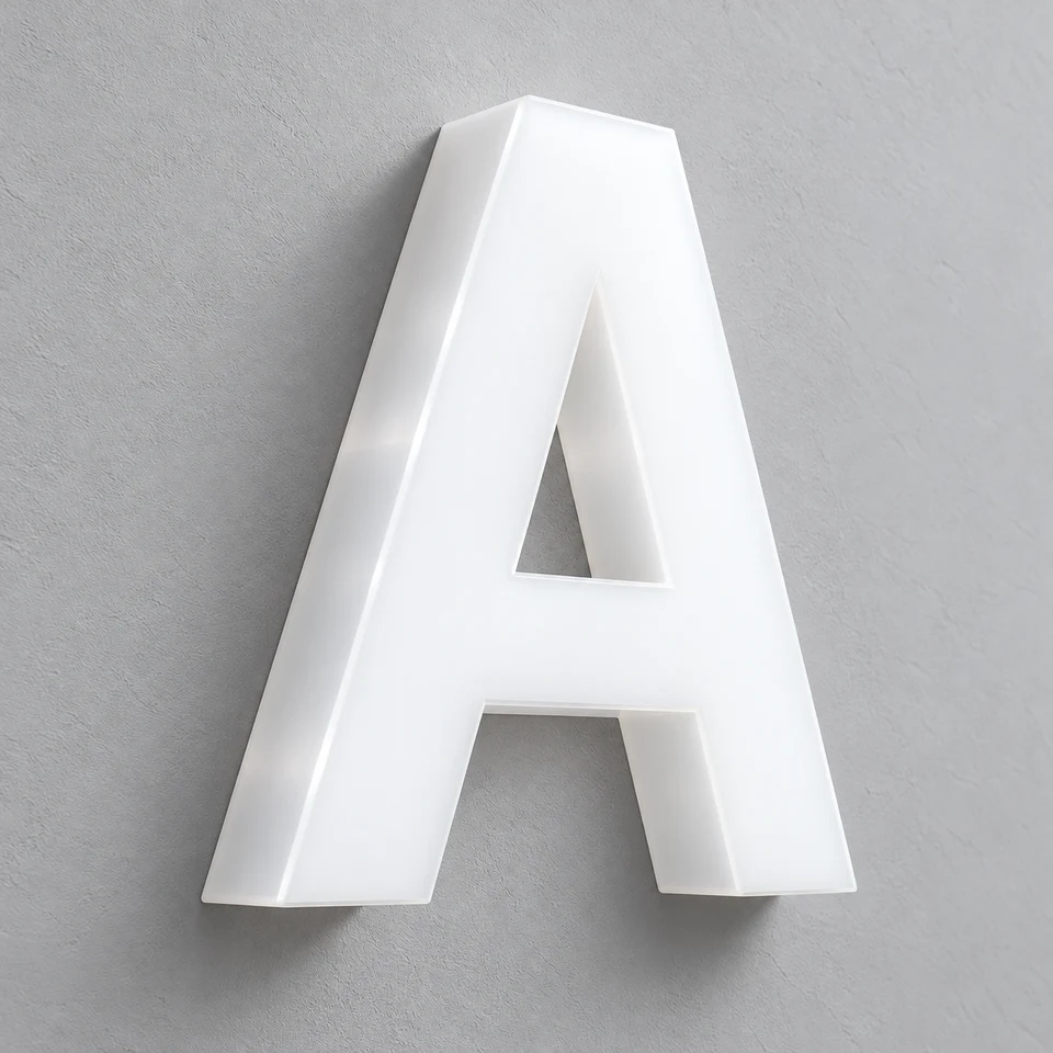 3D Acrylic Letters