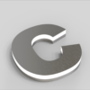 Fabricated Metal Letters Edge-Lit